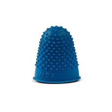 Резиновый напальчник SHOW TECH для тримминга голубой М упаковка 10 шт.